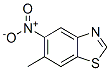 Benzothiazole, 6-methyl-5-nitro- (9CI) CAS#: 208512-67-8