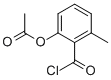 Benzoyl chloride, 2-(acetyloxy)-6-methyl- (9CI) CAS#: 109987-15-7