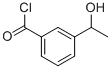 Benzoyl chloride, 3-(1-hydroxyethyl)- (9CI) CAS#: 220769-84-6