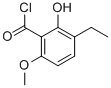 Benzoyl chloride, 3-ethyl-2-hydroxy-6-methoxy- (9CI) CAS#: 101910-23-0