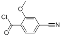 Benzoyl chloride, 4-cyano-2-methoxy- (9CI) CAS#: 102361-94-4