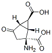 Bicyclo[3.1.0]hexane-2,6-dicarboxylic acid, 2-amino-4-oxo-, (1R,2S,5S,6S)- CAS#: 260355-36-0