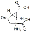 Bicyclo[3.1.0]hexane-2,6-dicarboxylic acid, 2-amino-4-oxo-, (1S,2R,5R,6R)- CAS#: 260355-41-7