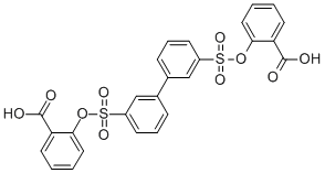 Biphenyl-5,5'-disulfonic acid, bis(salicylate) CAS#: 17401-50-2