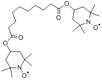 Bis(2,2,6,6-tetramethyl-1-piperidinyloxy-4-yl) sebacate CAS#: 2516-92-9