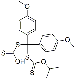 [Bis(4-methoxyphenyl)methylenebisthio]bis[thioformic acid O-isopropyl] ester CAS#: 26416-51-3