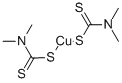 Bis(dimethylcarbamodithioato-S,S') copper CAS#: 137-29-1