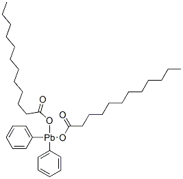 Bis(lauroyloxy)diphenylplumbane CAS#: 26271-93-2