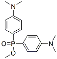 Bis[p-(dimethylamino)phenyl]phosphinic acid methyl ester CAS#: 18593-23-2