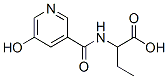 Butanoic  acid,  2-[[(5-hydroxy-3-pyridinyl)carbonyl]amino]- CAS#: 112193-37-0