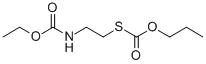 CARBAMIC ACID, N-(2-MERCAPTOETHYL)-, ETHYL ESTER, PROPYLTHIOCARBONATE (ester) CAS#: 101491-87-6