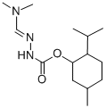 CARBAZIC ACID, 3-DIMETHYLAMINOMETHYLENE-, 2-ISOPROPYL-5-METHYLCYCLOHEX YL ESTER CAS#: 101418-03-5