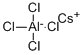 CESIUM TETRACHLOROALUMINATE CAS#: 17992-03-9
