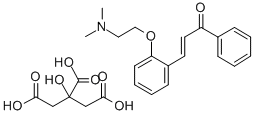 CHALCONE, 2-(2-DIMETHYLAMINOETHOXY)-, CITRATE CAS#: 103734-52-7