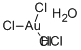 CHLOROAURIC ACID HYDRATE CAS#: 27988-77-8