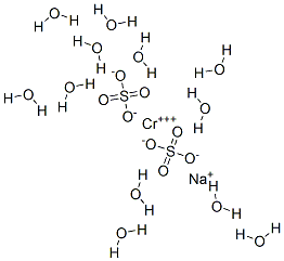 CHROMIUM(III) SODIUM SULFATE DODECAHYDRATE CAS#: 17854-98-7