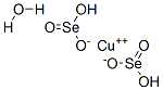COPPERHYDROSELENITEMONOHYDRATE CAS#: 10031-39-7