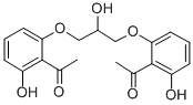 CROMOLYN SODIUM RELATED COMPOUND A (25 MG) (1,3-BIS-(2-ACETYL-3-HYDROXYPHENOXY)-2-PROPANOL) (AS) CAS#: 16150-44-0
