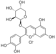 CYANIDIN 3-ARABINOSIDE CAS#: 27214-72-8