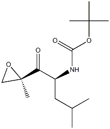 CarbaMic acid, N-[(1S)-3-Methyl-1-[[(2R)-2-Methyl-2-oxiranyl]carbonyl]butyl]-, 1,1-diMethylethyl ester CAS#: 247068-82-2