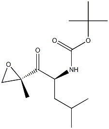 CarbaMic acid, N-[(1S)-3-Methyl-1-[[(2S)-2-Methyl-2-oxiranyl]carbonyl]butyl]-, 1,1-diMethylethyl ester CAS#: 247068-83-3
