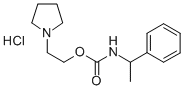 Carbamic acid, (1-phenylethyl)-, 2-(pyrrolidinyl)ethyl ester, hydrochl oride CAS#: 100836-55-3