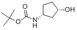 Carbamic acid, [(1R,3S)-3-hydroxycyclopentyl]-, 1,1-dimethylethyl ester (9CI) CAS#: 225641-84-9