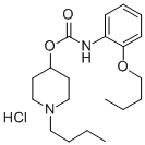 Carbamic acid, (2-butoxyphenyl)-, 1-butyl-4-piperidinyl ester, monohyd rochloride CAS#: 105384-10-9