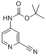 Carbamic acid, (2-cyano-4-pyridinyl)-, 1,1-dimethylethyl ester (9CI) CAS#: 262295-94-3