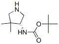 Carbamic acid, [(3R)-4,4-dimethyl-3-pyrrolidinyl]-, 1,1-dimethylethyl ester (9CI) CAS#: 219323-15-6