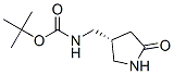 Carbamic acid, [[(3R)-5-oxo-3-pyrrolidinyl]methyl]-, 1,1-dimethylethyl ester CAS#: 220226-11-9