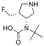Carbamic acid, [(3R,4R)-4-(fluoromethyl)-3-pyrrolidinyl]-, 1,1-dimethylethyl CAS#: 218281-42-6