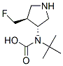 Carbamic acid, [(3R,4S)-4-(fluoromethyl)-3-pyrrolidinyl]-, 1,1-dimethylethyl CAS#: 213388-74-0