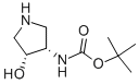 Carbamic acid, [(3R,4S)-4-hydroxy-3-pyrrolidinyl]-, 1,1-dimethylethyl ester, rel- CAS#: 265108-25-6