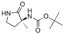 Carbamic acid, [(3S)-3-methyl-2-oxo-3-pyrrolidinyl]-, 1,1-dimethylethyl ester CAS#: 261521-49-7