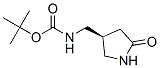 Carbamic acid, [[(3S)-5-oxo-3-pyrrolidinyl]methyl]-, 1,1-dimethylethyl ester CAS#: 220226-10-8