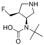 Carbamic acid, [(3S,4S)-4-(fluoromethyl)-3-pyrrolidinyl]-, 1,1-dimethylethyl CAS#: 218281-40-4
