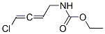 Carbamic acid, (4-chloro-2,3-butadienyl)-, ethyl ester (9CI) CAS#: 107427-28-1