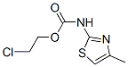 Carbamic acid, (4-methyl-2-thiazolyl)-, 2-chloroethyl ester (9CI) CAS#: 233756-28-0