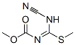 Carbamic  acid,  [(cyanoamino)(methylthio)methylene]-,  methyl  ester  (9CI) CAS#: 109377-26-6