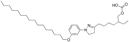 Carbonic acid [1-(3-hexadecyloxyphenyl)-2-pyrazolin-3-yl]2-ethylhexyl ester CAS#: 111882-99-6