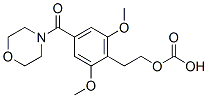 Carbonic acid 2,6-dimethoxy-4-(4-morpholinylcarbonyl)phenylethyl ester CAS#: 1703-31-7