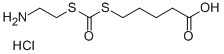 Carbonic acid, dithio-, S-(2-aminoethyl) ester, S-ester with 5-mercapt ovaleric acid, hydrochloride CAS#: 19213-26-4