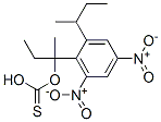 Carbonothioic acid O-(2-sec-butyl-4,6-dinitrophenyl)S-butyl ester CAS#: 14355-07-8
