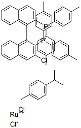 Chloro[(S)-(-)-2,2'-bis(di-p-tolylphosphino)-1,1'-binaphthyl](p-cymene)ruthenium(II)chloride CAS#: 228120-95-4