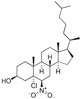 Cholestan-3-ol, 5-chloro-6-nitro-, (3beta,5alpha,6beta)- CAS#: 15505-91-6
