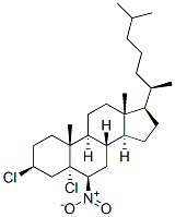 Cholestane, 3,5-dichloro-6-nitro-, (3beta,5alpha,6beta)- CAS#: 15505-92-7
