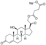 Corticosterone 21-[3-(sodiooxycarbonyl)propanoate] CAS#: 18843-27-1