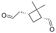Cyclobutaneacetaldehyde, 3-formyl-2,2-dimethyl-, (1R,3R)- (9CI) CAS#: 288848-36-2