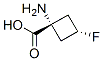 Cyclobutanecarboxylic acid, 1-amino-3-fluoro-, trans- (9CI) CAS#: 222727-43-7